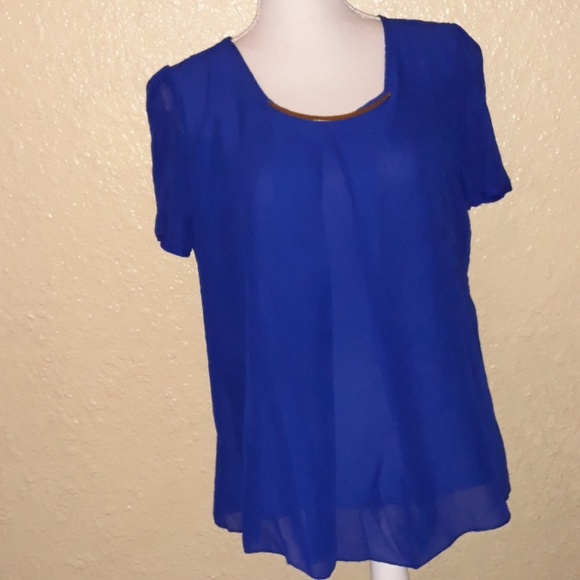 Liv a girl blue blouse top - Picture 4 of 5